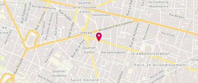 Plan de Cuir-City.com Paris, 31 Rue du 4 Septembre, 75002 Paris