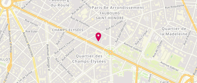 Plan de Dents de Sabre, 34 avenue des Champs-Élysées, 75008 Paris