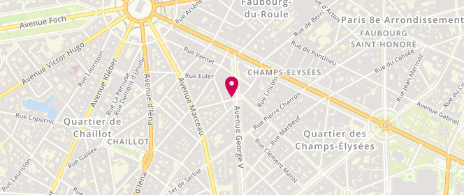 Plan de Armani Collezioni, 41 avenue George V, 75008 Paris