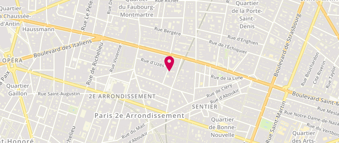 Plan de L'Atelier, 12 Rue Saint-Fiacre, 75002 Paris