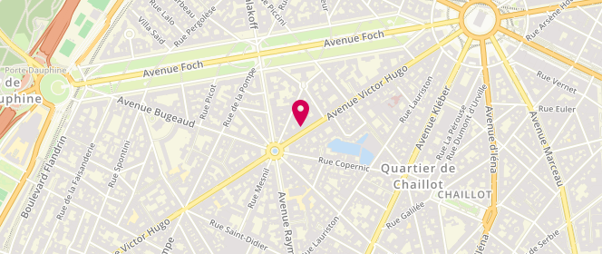 Plan de Petit Bateau, 64 avenue Victor Hugo, 75116 Paris