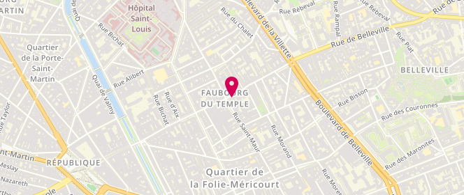 Plan de FITOUSSI Félix, 82 Rue du Faubourg du Temple, 75011 Paris