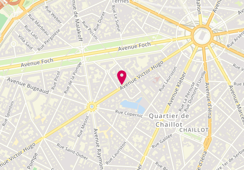 Plan de Gerard Darel, 52 avenue Victor Hugo, 75116 Paris