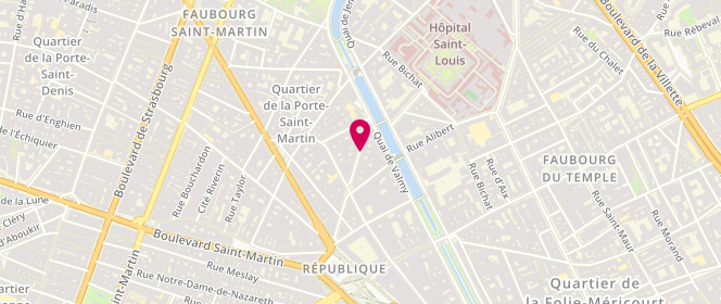Plan de Frivoli, 26 Rue Beaurepaire, 75010 Paris
