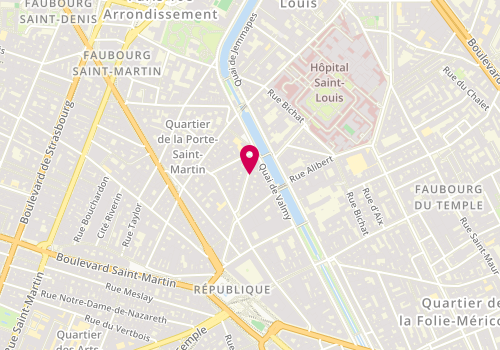 Plan de Cotelac, 30 Rue Beaurepaire, 75010 Paris