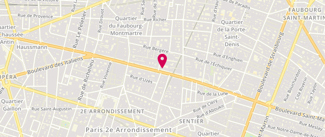 Plan de Devred, 16 Boulevard Poissonnière, 75009 Paris