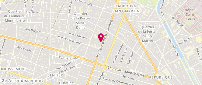 Plan de A A C M - Aux Ateliers Creations Morgan, 33 Boulevard de Strasbourg, 75010 Paris