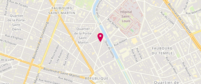 Plan de Hircus, 29 Rue Beaurepaire, 75010 Paris