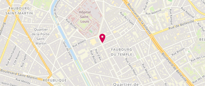 Plan de Stockgriffes et Les Stocks du Marais, 166 Avenue Parmentier, 75010 Paris