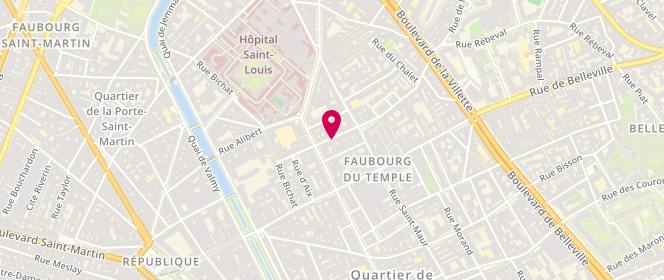 Plan de Mimilamour, 30 Rue Jacques Louvel-Tessier, 75010 Paris