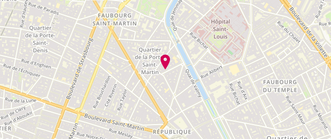 Plan de Atelier Production et Création, 5 Rue Marseille, 75010 Paris