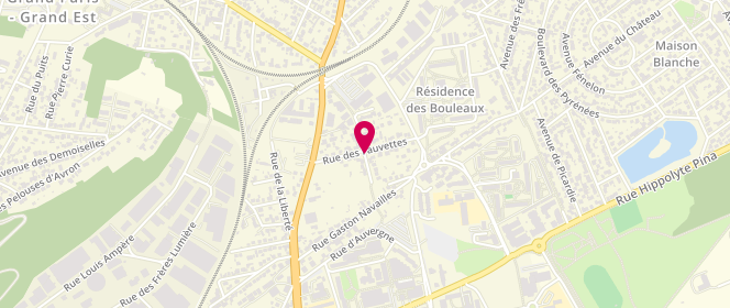 Plan de M Cinq, Rue des Fauvettes, 93330 Neuilly-sur-Marne