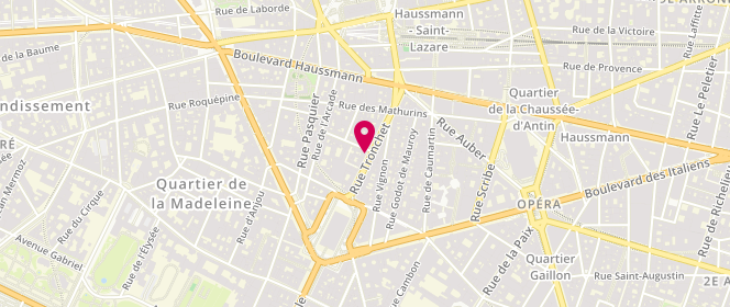 Plan de IKKS Junior, 17 Rue Tronchet, 75008 Paris