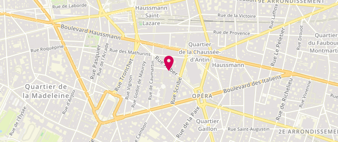 Plan de Lauren Vidal, 7 Rue Auber, 75009 Paris