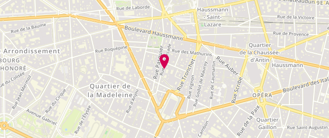 Plan de Tft, 22 Rue de l'Arcade, 75008 Paris