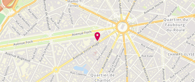 Plan de Agnès B, 20 avenue Victor Hugo, 75016 Paris