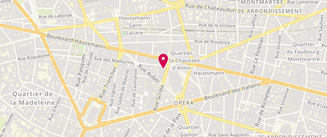 Plan de Uniqlo Paris Opera, 17 Rue Scribe, 75009 Paris