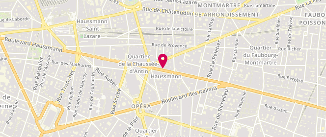 Plan de La Pompadour, 32 Bis Boulevard Haussmann, 75009 Paris