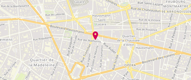 Plan de Nodus, 26 Rue des Mathurins, 75009 Paris