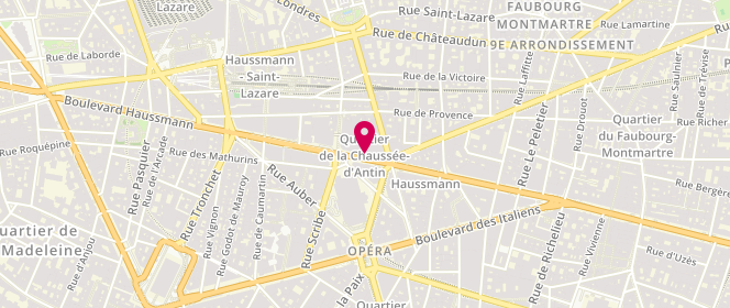 Plan de Christian Louboutin Galeries Lafayette Kids, 40 Boulevard Haussmann 5ème Étage, 75009 Paris