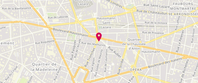 Plan de Gap, 36 Rue Tronchet, 75009 Paris