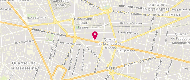 Plan de Paris Haussmann, 54 Boulevard Haussmann, 75009 Paris