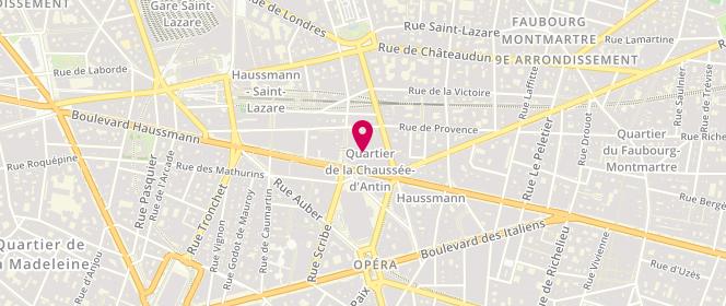 Plan de Galerie Lafayette - Maroquinerie, 40 Boulevard Haussmann, 75009 Paris