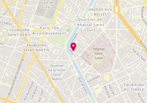 Plan de Bensimon, 52 Rue Bichat, 75010 Paris