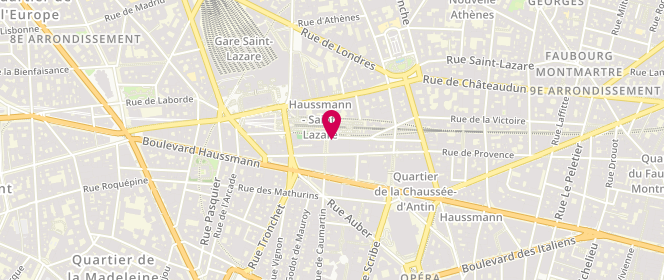 Plan de Nike Retail, 50-56 Rue de Caumartin, 75009 Paris