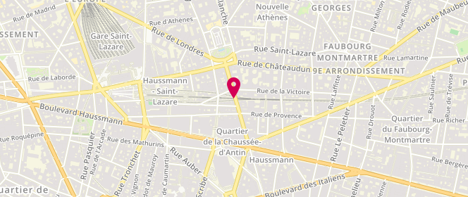 Plan de Calzedonia, 39 Rue de la Chaussee d'Antin, 75009 Paris