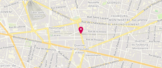 Plan de D'Antin Mode, 60 Rue Chaussée d'Antin, 75009 Paris