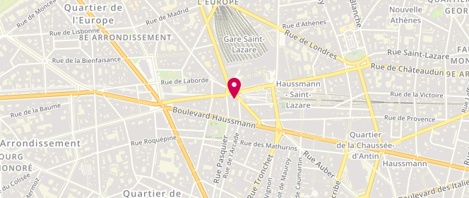 Plan de Loding, 11 Rue de Rome, 75008 Paris
