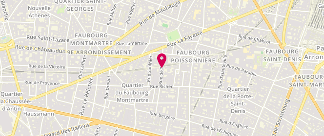 Plan de Esthis, 34 Rue de Trévise, 75009 Paris
