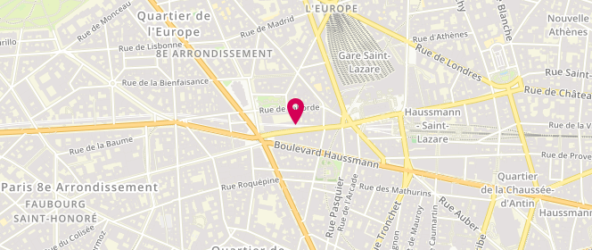 Plan de Sym, 22 Rue de la Pépinière, 75008 Paris