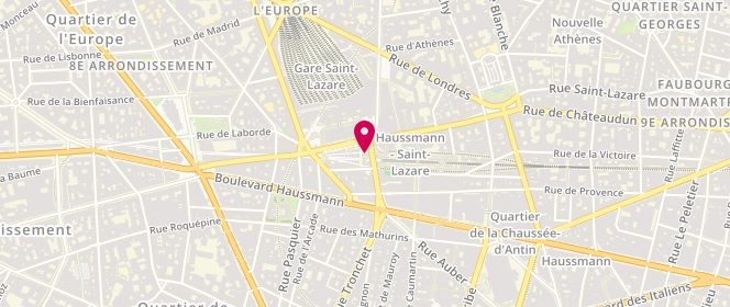 Plan de Morgan, 13 place du Havre, 75008 Paris