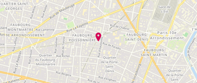 Plan de Method Acting Center, 40 Rue Paradis, 75010 Paris