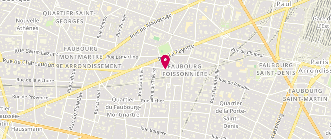 Plan de LES ATELIERS Bammou, 11 Rue Bleue, 75009 Paris
