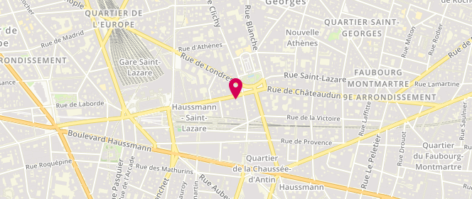 Plan de Prncesse Tam Tam, 79 Rue Saint-Lazare, 75009 Paris