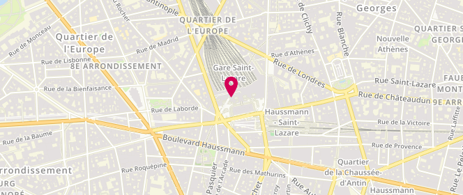 Plan de Celio, Rue d'Amsterdam, 75008 Paris