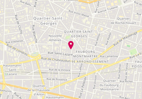 Plan de Philness, 37 Rue Saint-Georges, 75009 Paris