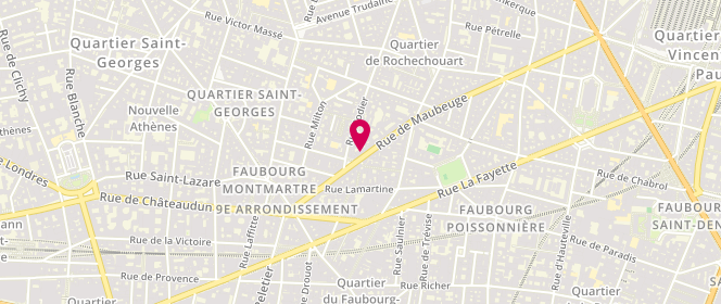 Plan de Le Sourire Multicolore, 13 Rue de Maubeuge, 75009 Paris