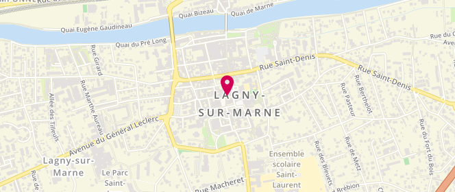Plan de VELIN - Lagny, 29 Rue des Marchés, 77400 Lagny-sur-Marne