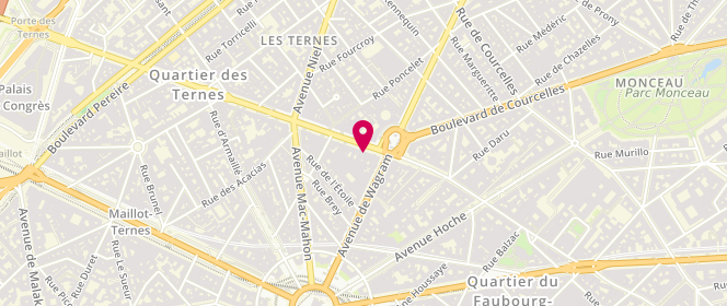 Plan de 1.2.3, 7 avenue des Ternes, 75017 Paris