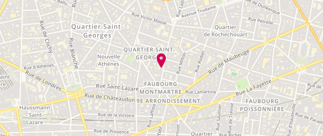 Plan de Bridget, 17 Rue Martyrs, 75009 Paris