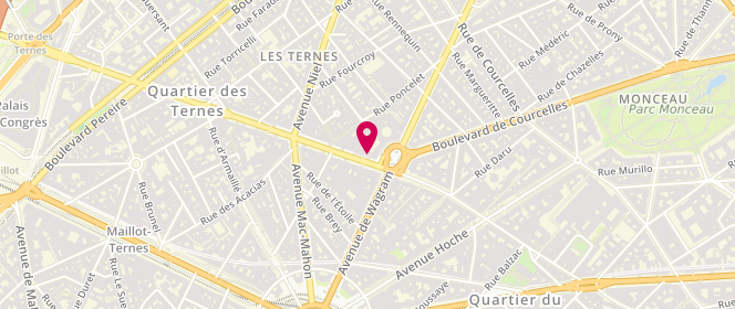 Plan de Devred, 4 avenue des Ternes, 75017 Paris
