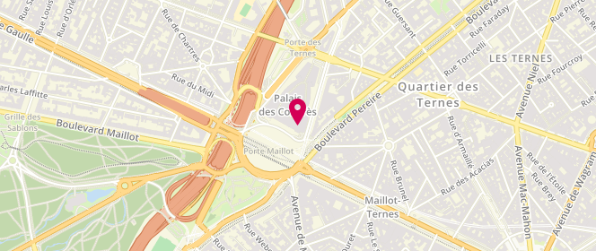 Plan de Hexamode, 2 Place Porte Maillot, 75017 Paris