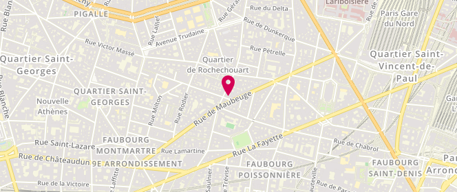 Plan de Mini nippes, 4 Rue Louise-Émilie de la Tour d'Auvergne, 75009 Paris