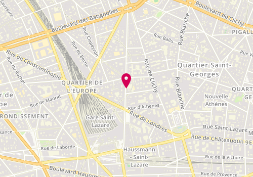 Plan de Tim Pouce, 48 Rue d'Amsterdam, 75009 Paris