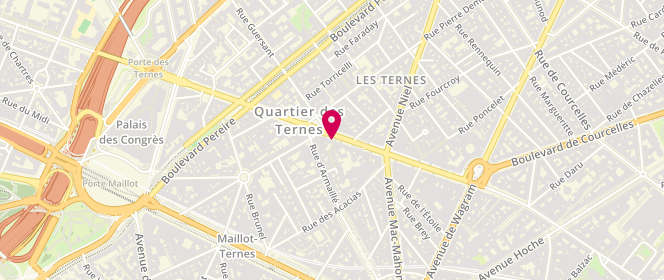 Plan de The Kooples, 57 avenue des Ternes, 75017 Paris