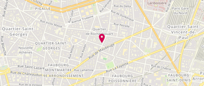 Plan de Camille&Margaux, 45 Rue Marguerite de Rochechouart, 75009 Paris